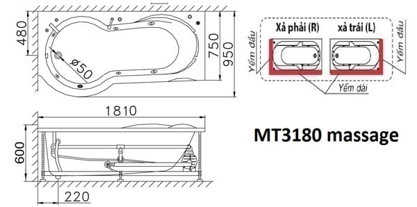 ban-ve-bon-tam-caesar-mt3180alr-xay Bản Vẽ Kỹ Thuật Bồn Tắm Massage Không Chân Không Yếm MT3180AL/R