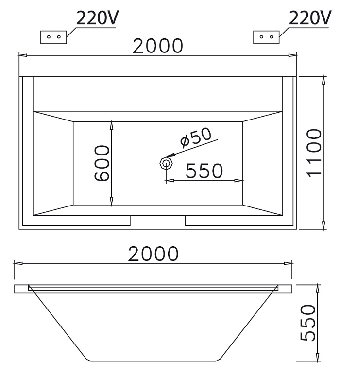 ban-ve-bon-tam-caesar-mt7520-massage Bản vẽ bồn tắm massage xây caeasr MT7520