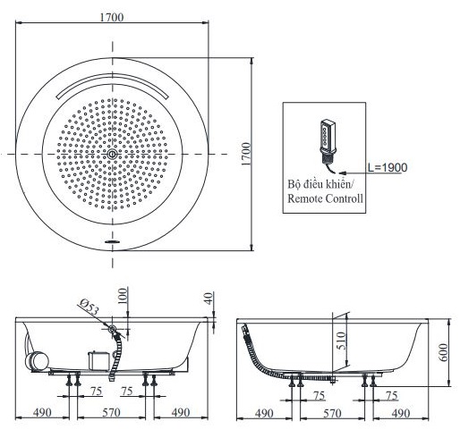 ban-ve-bon-tam-toto-ppyb1720hpte-ntp003e Bản vẽ bồn tắm xây TOTO PPYB1720HPTE+NTP003E