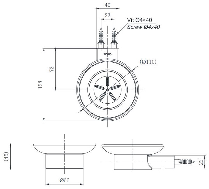 ban-ve-gia-dung-xa-bong-toto-yas201v Bản vẽ lô xà phòng YAS201V TOTO