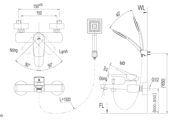ban-ve-ki-thuat-bfv-5003s-5c Bản vẽ kỹ thuật vòi sen tắm INAX BFV-5003S-5C