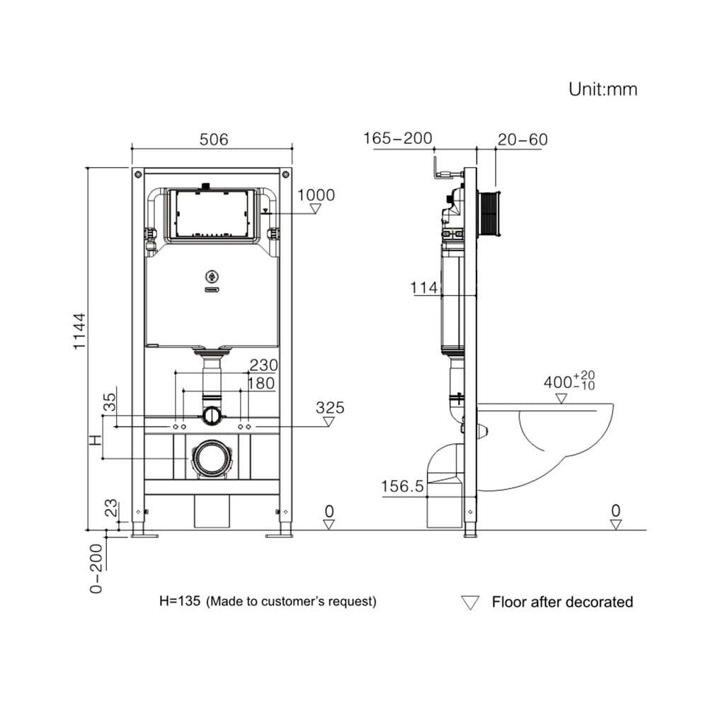 ban-ve-ky-thuat-american-standard-g3004a phía trong lòng Bồn tắm MASSAGE NOFER NG–65103