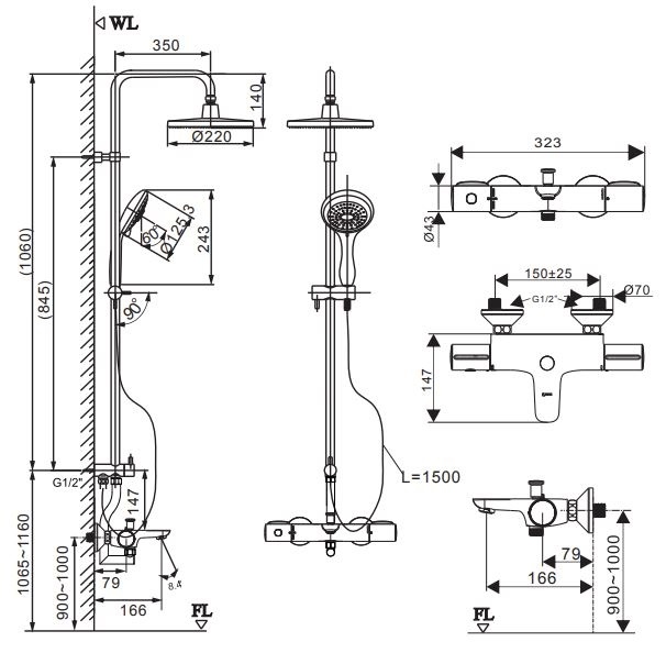 ban-ve-sen-cay-inax-bfv-3415t-9c-1 Bản vẽ vòi sen cây INAX BFV3415T-9C nóng lạnh