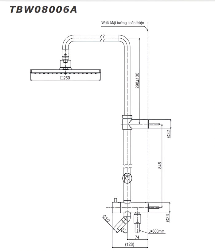 ban-ve-sen-cay-nong-lanh-tbw08006a ảnh 2d sản phẩm sen tắm nóng lạnh TBW08006A