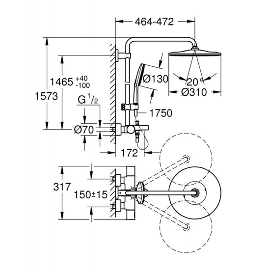 ban-ve-sen-cay-tam-grohe-rainshower-smartactive-310-26657000