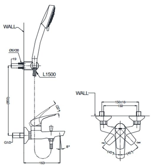 ban-ve-toto-tvsm107cr-dgh104zr Bản vẽ kích thước vòi hoa sen Toto TVSM107CRR DGH104ZR