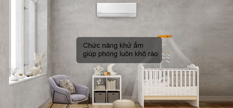 chuc-nang-hut-am Chức năng khử ẩm giúp căn phòng khô ráo