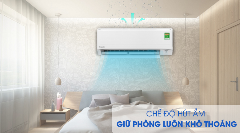ckeditor_3398063 Chức năng hút ẩm - Điều hòa Panasonic 1 chiều Inverter 9000BTU CU/CS-PU9XKH-8M