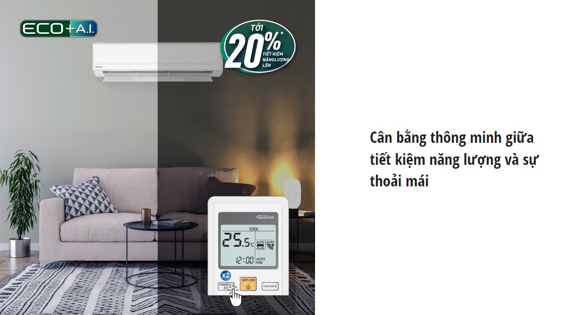 cong-nghe-inverter-ket-hop-che-do-eco-ai Công nghệ Inverter kết hợp cùng chế độ Eco AI giúp tiết kiệm điện lên đến 20%