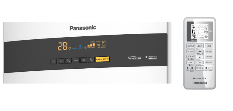 dieu-khien-dieu-hoa-cay-panasonic Điều khiển từ xa và bảng điều khiển điều hòa cây panasonic