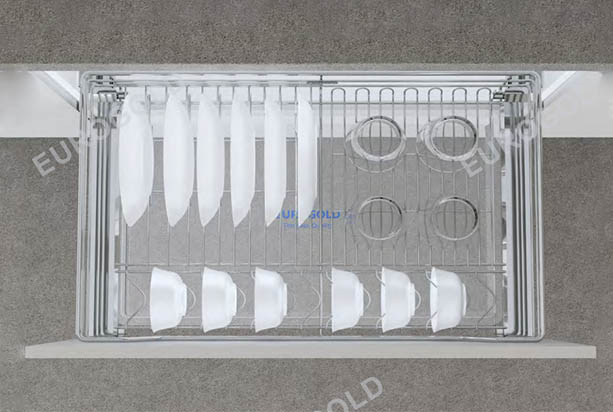 Gia bat dia inox nan am tu gan canh ray giam chan Eurogold Giá bát đĩa inox nan âm tủ - Gắn cánh, ray giảm chấn Eurogold
