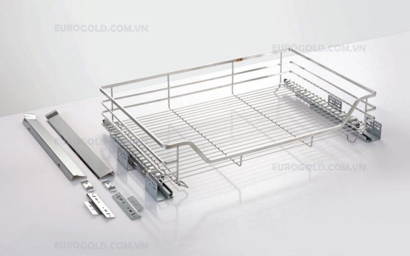 gia xoong noi inox mo cao cap gan canh am tu 3 giá xoong nồi inox mờ cao cấp gắn cánh âm tủ Eurogold