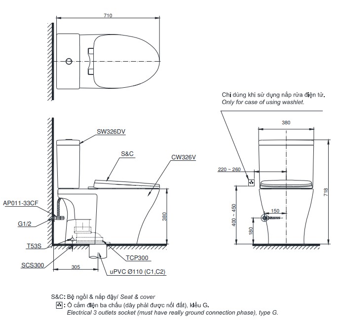 hinh-ve-ky-thuat-ban-cau-hai-khoi-cs326dt3 hinh-ve-ky-thuat-ban-cau-hai-khoi-cs326dt3