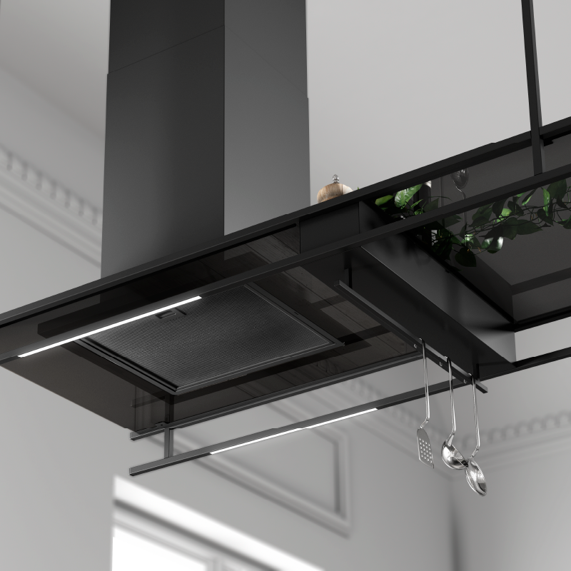 indust-k140b-1 Máy hút khói khử mùi – treo độc lập INDUST K140B