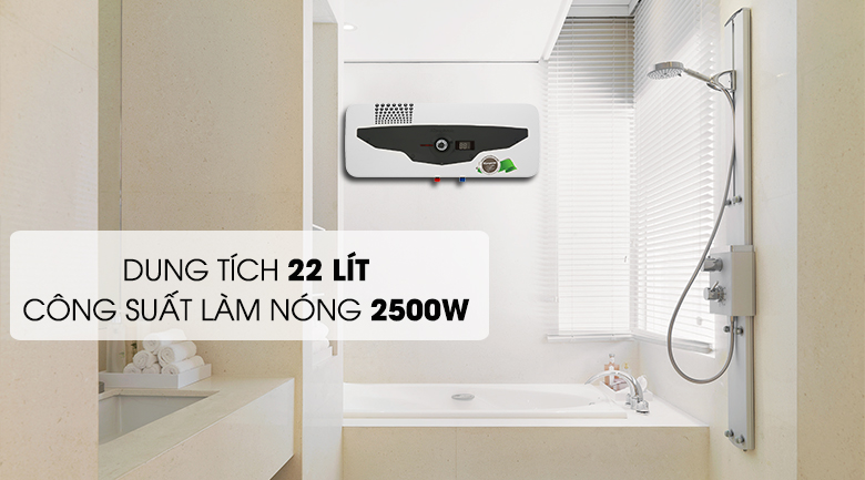 Máy nước nóng Kangaroo 22 lít KG 70A2 - Dung tích bình chứa 22 lít, phù hợp gia đình 2 - 3 người Máy nước nóng Kangaroo 22 lít KG 70A2 - Dung tích bình chứa 22 lít, phù hợp gia đình 2 - 3 người