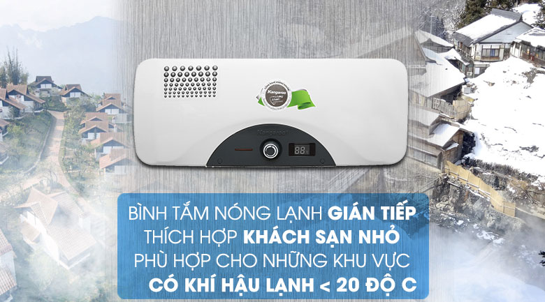 Cơ chế làm nóng gián tiếp - Máy nước nóng Kangaroo 22 lít KG 72A2 Cơ chế làm nóng gián tiếp - Máy nước nóng Kangaroo 22 lít KG 72A2