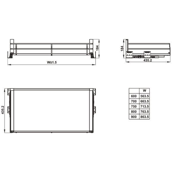 Kệ để xoong nồi Hafele Kosmo P 900mm 549.08.868 - 11 Kệ để xoong nồi Hafele Kosmo P 900mm 549.08.868
