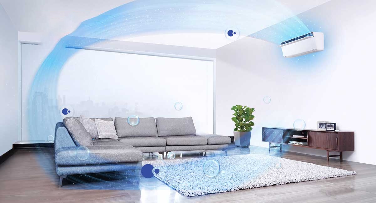 lam-lanh-tan-nhiet-tan-deu-khap-phong Làm lạnh tản nhiệt giúp luồng khí lạnh được phân bổ đồng đều khắp căn phòng