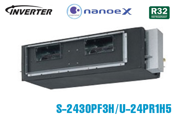 s2430pf3h-u24pr1h5-qe027m Điều hòa âm trần nối ống gió Panasonic S-2430PF3H/U-24PR1H5 24000BTU