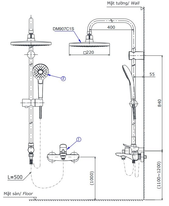 sen-cay-toto-dm907c1s-tbg02302v-dgh108zr Bản vẽ sen cây TOTO DM907C1S_TBG02302V_DGH108ZR