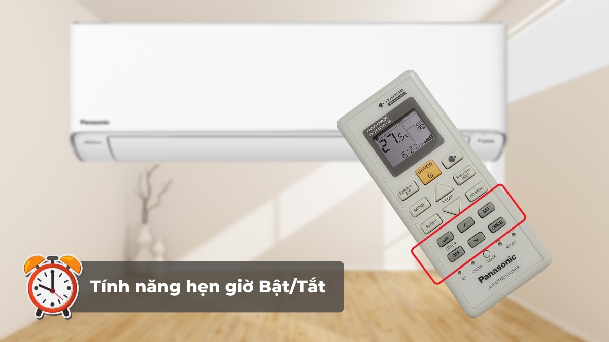 tinh-nang-hen-gio-bat-tat-2 Tính năng hẹn giờ bật tắt trên remote máy lạnh Panasonic Inverter