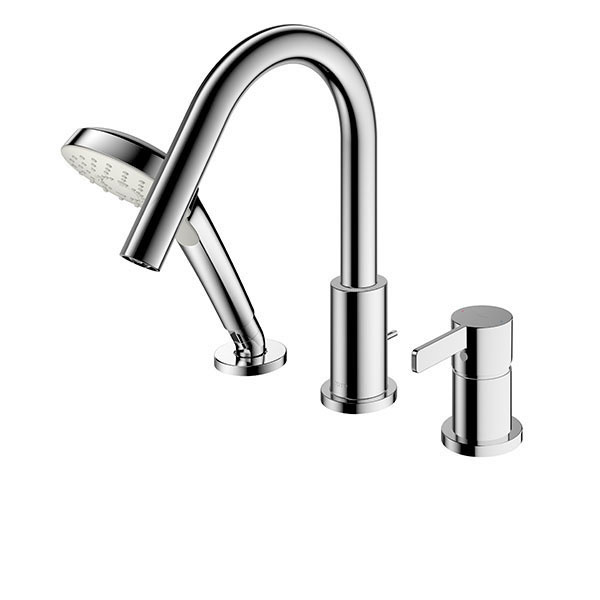 voi-xa-bon-tam-tbg11305a-kem-sen-tam-gf-3-lo hình ảnh vòi xả bồn tắm TBG11305A kèm sen tắm GF 3 lỗ