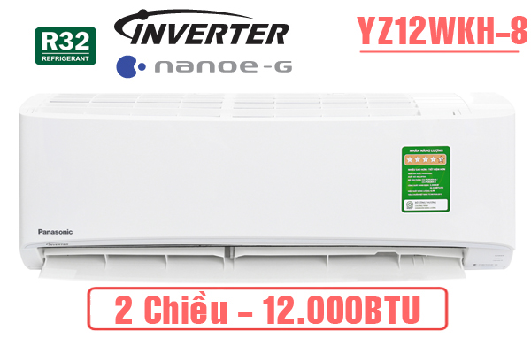 yz12wkh8-8zhyn9 Panasonic YZ12WKH-8, Điều hòa Panasonic 2 chiều 12000BTU
