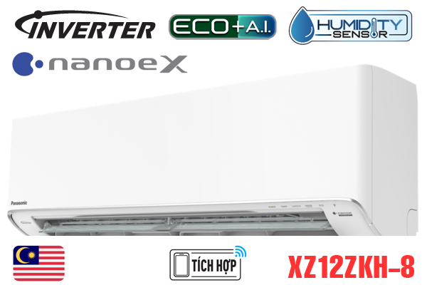 z12vkh8-nssqsc-1 Panasonic XZ12ZKH-8, Điều hòa Panasonic 2 chiều inverter 12000BTU