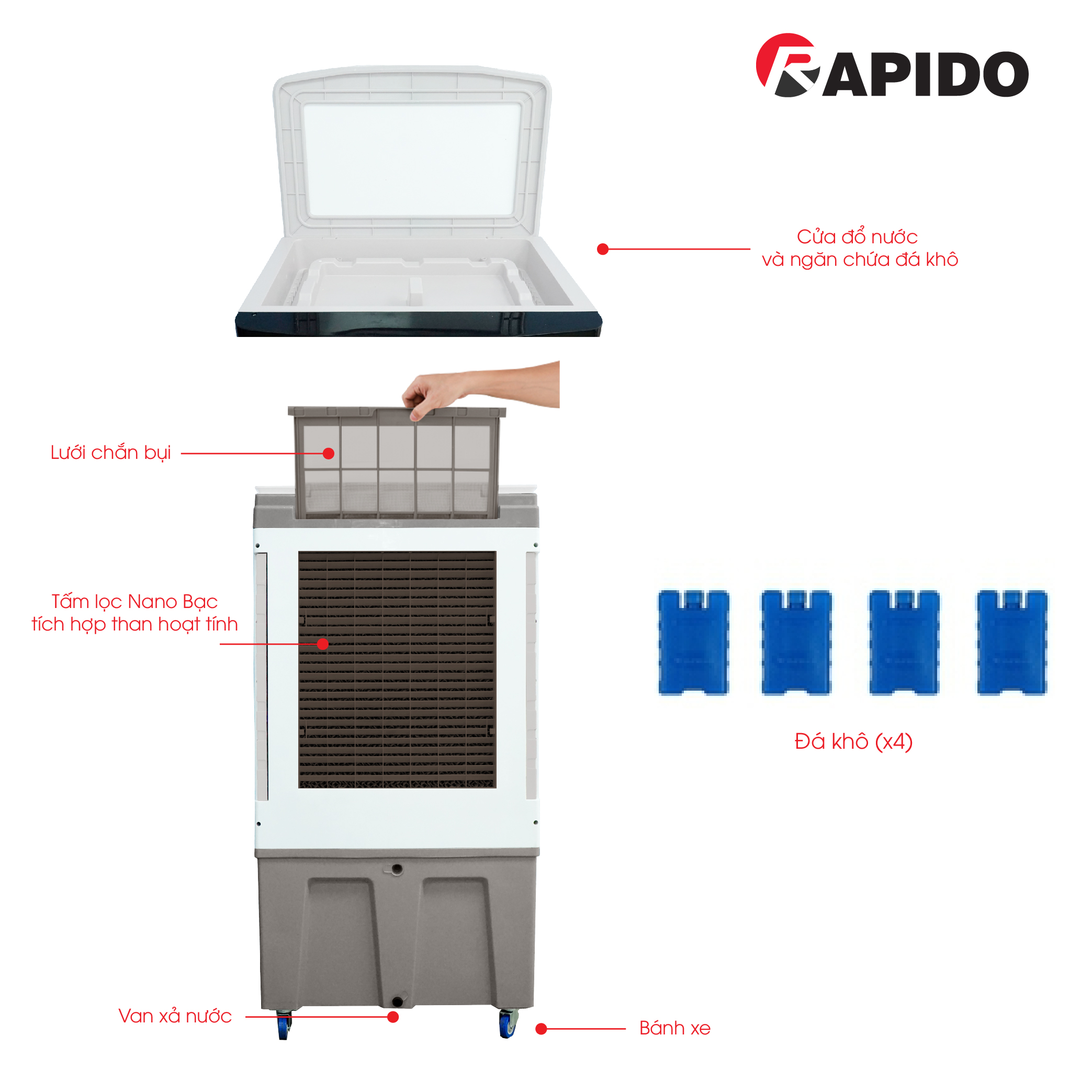 9000-m-lucky-03 Quạt điều hòa không khí Lucky 9000M
