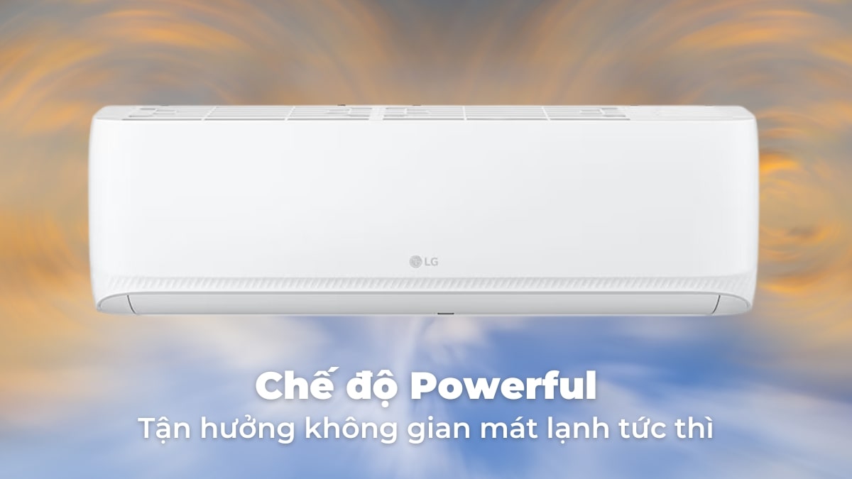che-do-lam-lanh-nhanh-powerful-tren-may-lanh-lg-k09ch Chế độ Powerful nhanh chóng làm mát toàn căn phòng