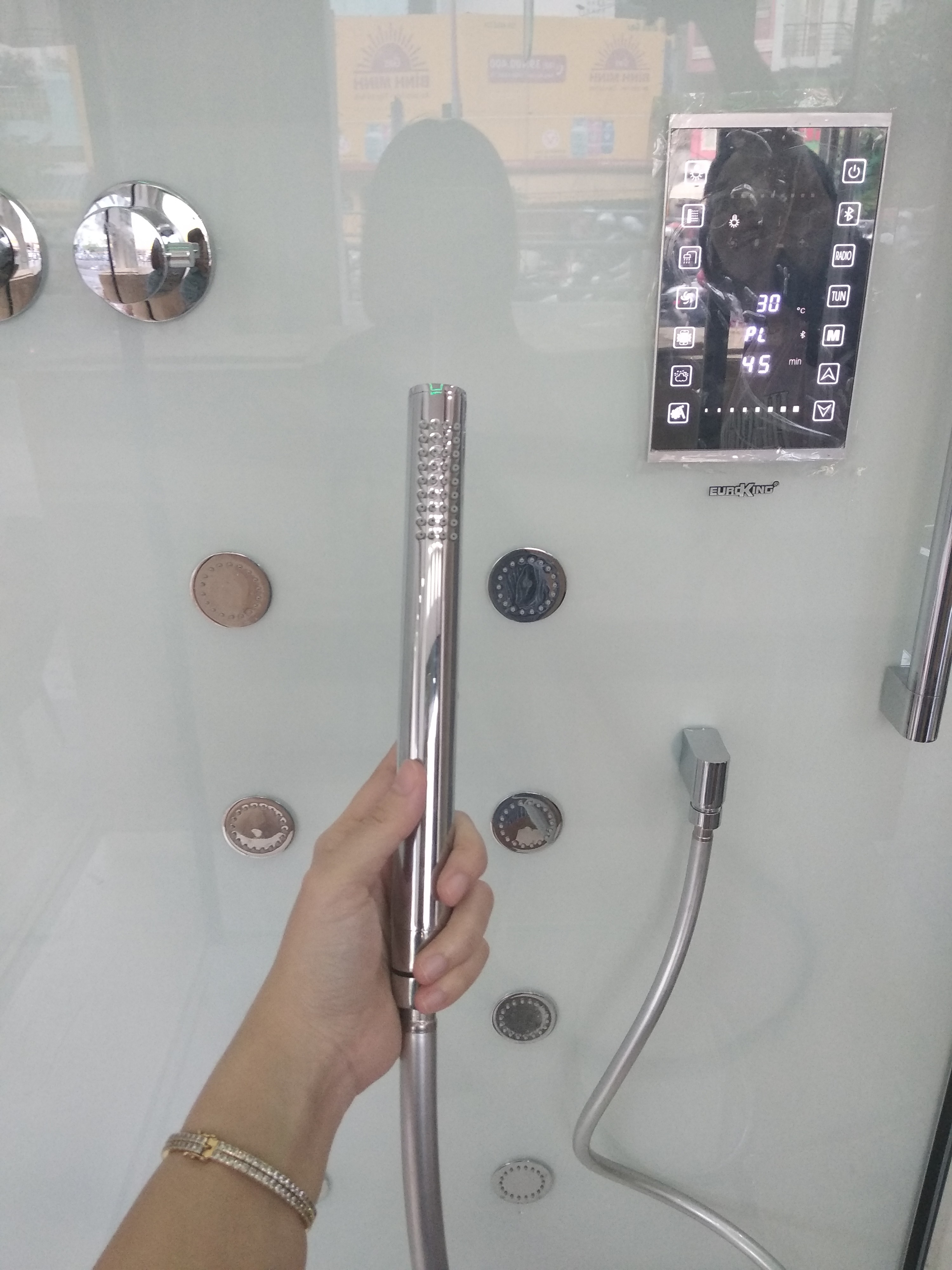 eu-a8058-1-12 Sen tay của phòng xông hơi EU-8058