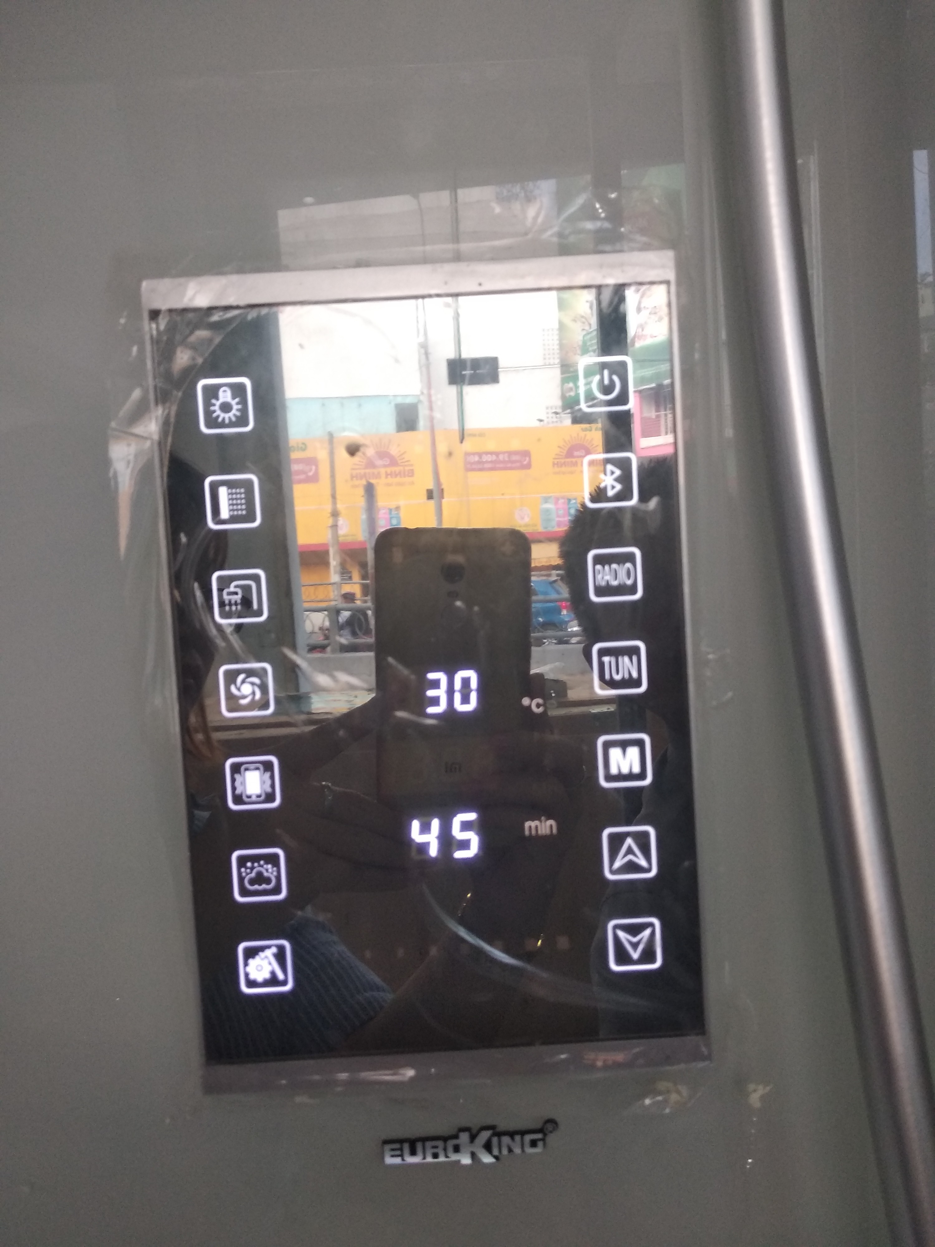 eu-a8058-1 Bảng điều khiển của phòng xông hơi EU-8058