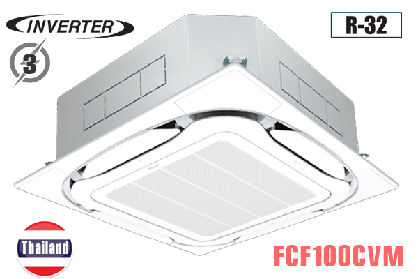 fcf100cvm-rza100dy1-cqycr7 FCF100CVM/RZA100DY1, Điều hòa âm trần 34000BTU Daikin 2 chiều inverter