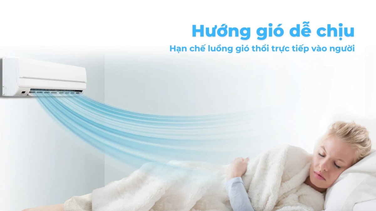 huong-gio-thoai-mai-tren-may-lanh-lg-k09ch Hướng gió dễ chịu hạn chế ảnh hướng đến sức khỏe người dùng