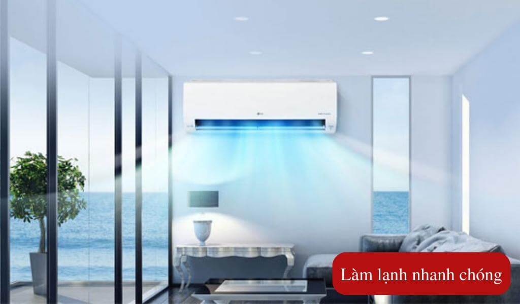 Điều hòa LG làm lạnh nhanh