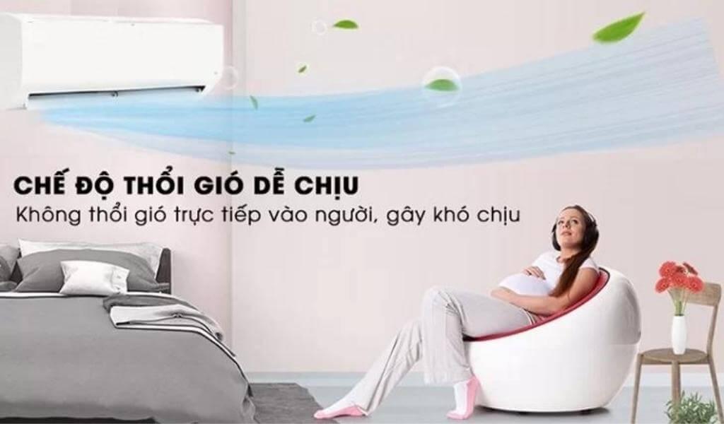 Làm lạnh nhanh, gió thổi dễ chịu