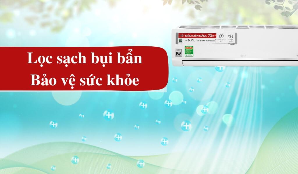 Loại bỏ bụi bẩn, mang đến bầu không khí an toàn