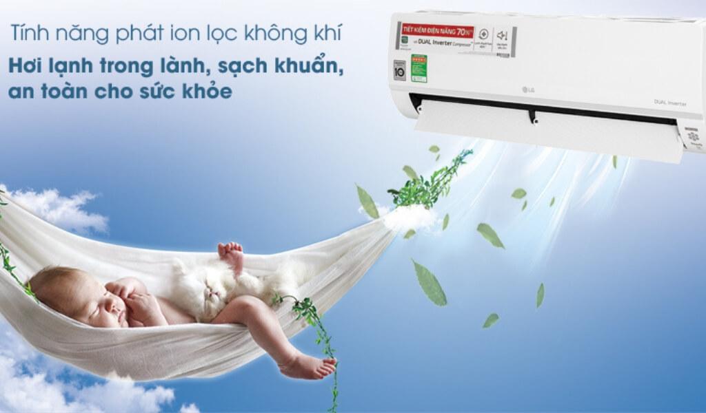 Lọc sạch không khí hiệu quả