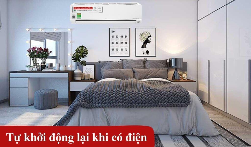 Khi có điện tự động khởi động lại