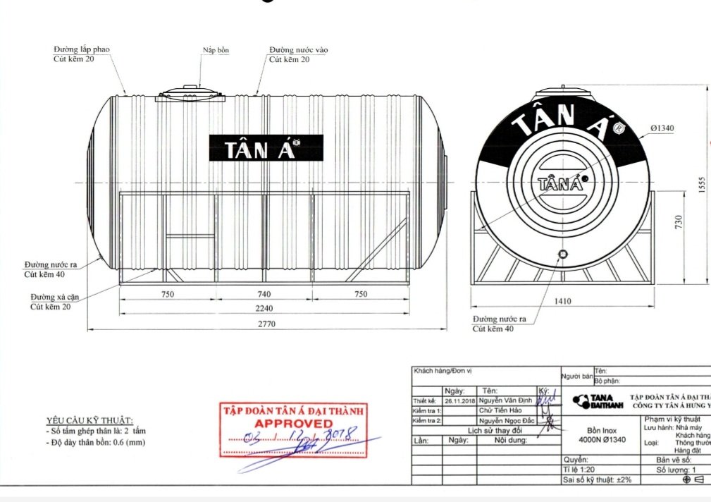 z3080884293433_ed677dc9ae8d6100c7d990c5bdd9fe19 Thông số kỹ thuật bồn nước inox Tân Á 4000l ngang