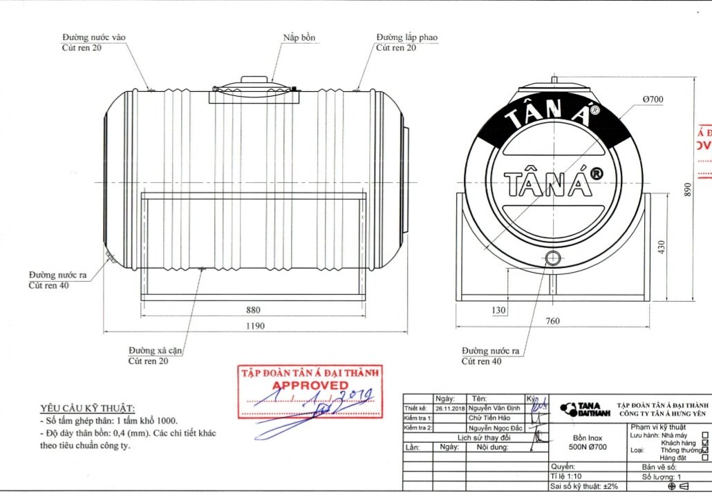 z3081480202049_0980064c54c1dc3667f6138e3bf03221 Thông số kỹ thuật bồn nước inox Tân Á 500l Ngang